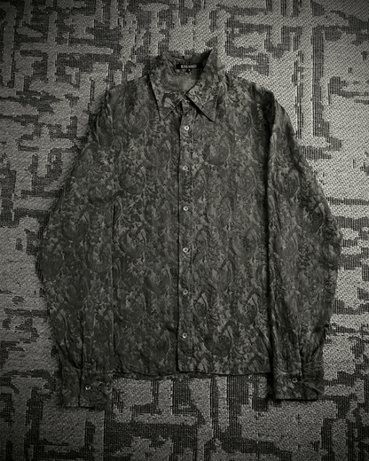 5351 Pour Les Hommes Tribal Embroidery Shirt