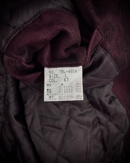Tornado Mart Wine Leopard Sueded Jacket