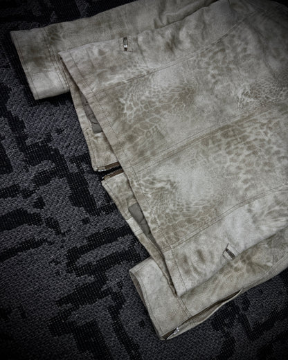 Tornado Mart Snow Leopard Sueded Jacket