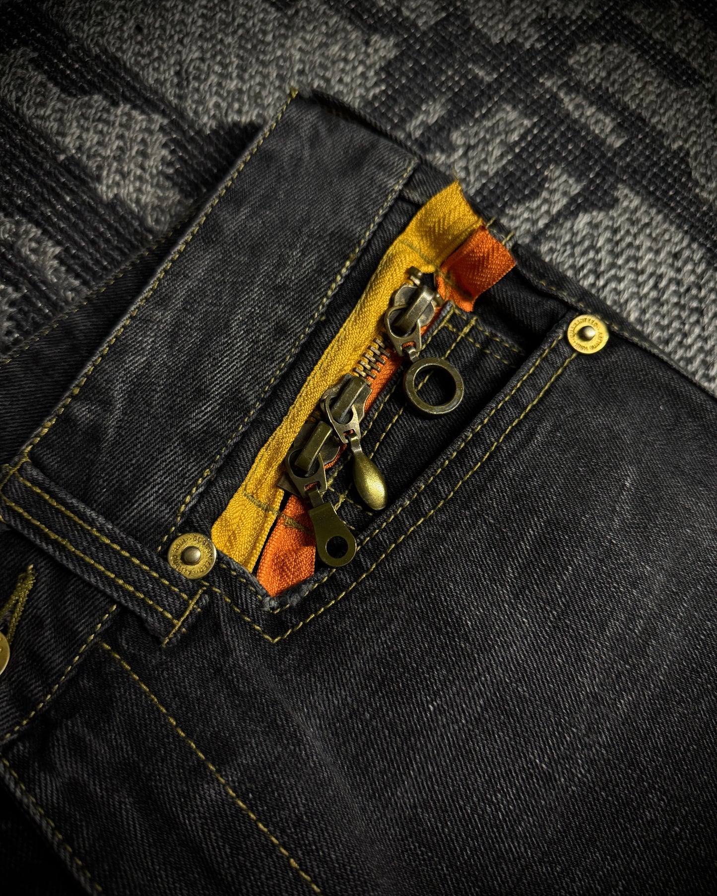 Semantic Design Multi Zip Bootcut Denim