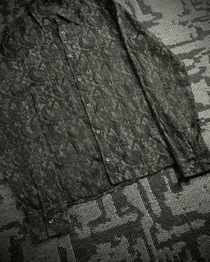 5351 Pour Les Hommes Tribal Embroidery Shirt