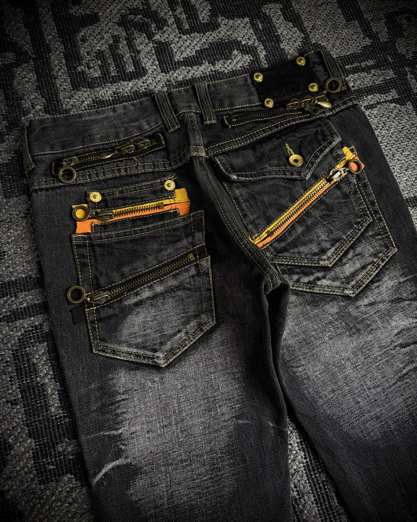 Semantic Design Multi Zip Bootcut Denim
