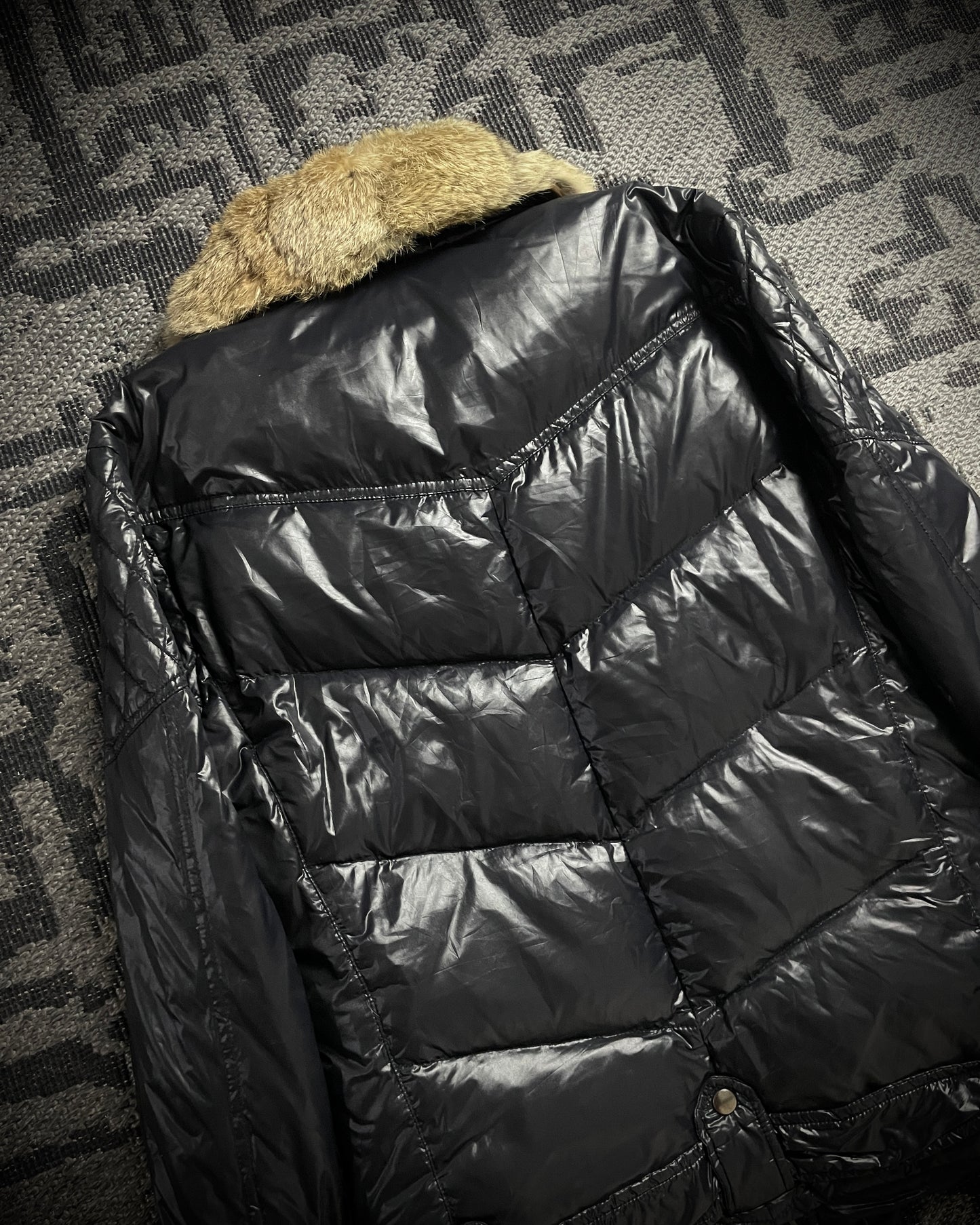 Jackrose Rabbit Fur Down Puffer Jacket