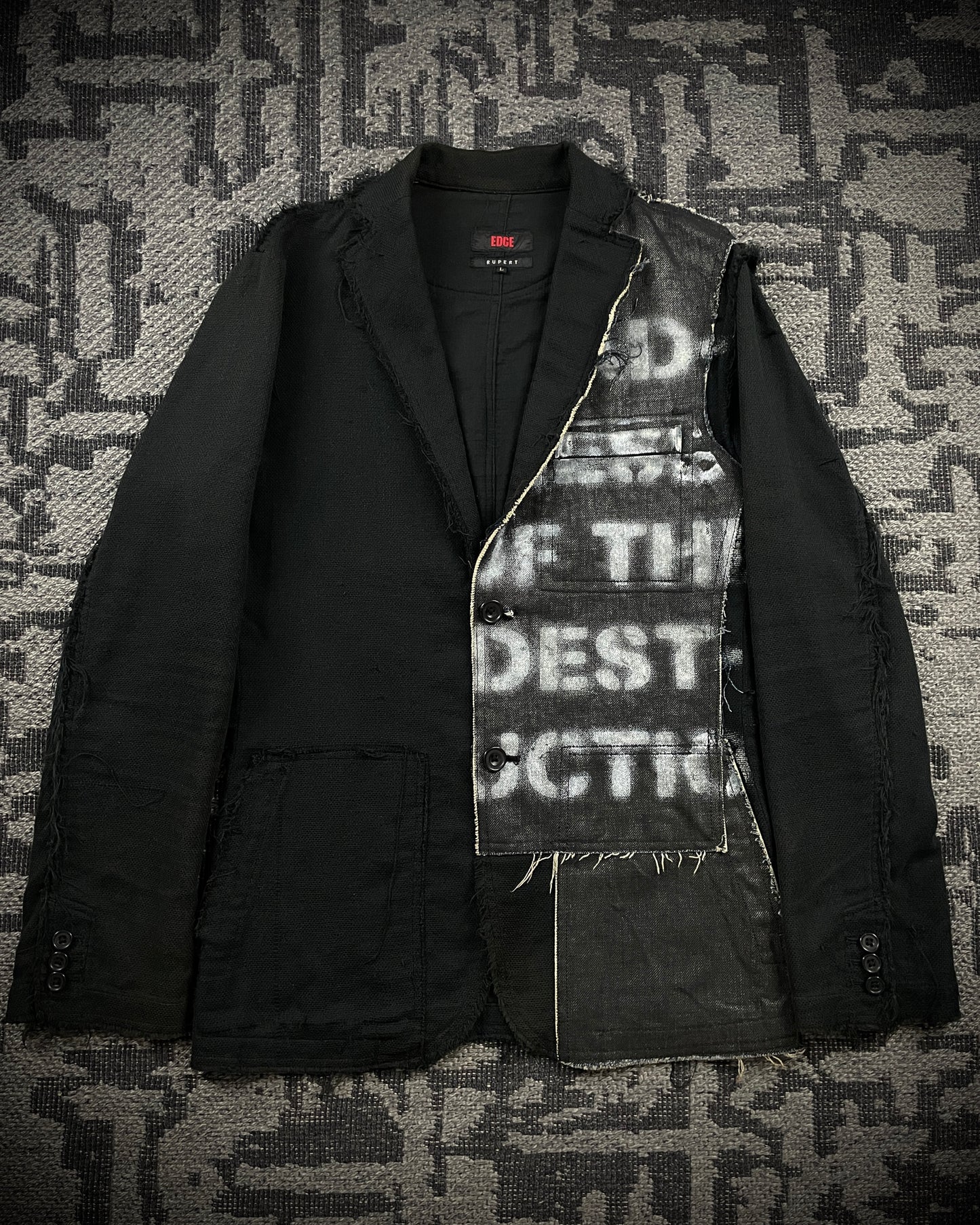 Edge Rupert Distressed Hybrid Blazer
