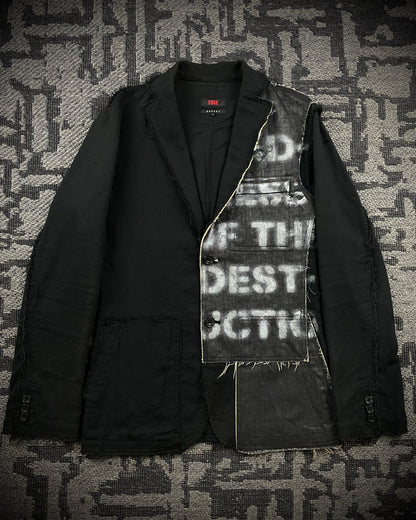 Edge Rupert Distressed Hybrid Blazer