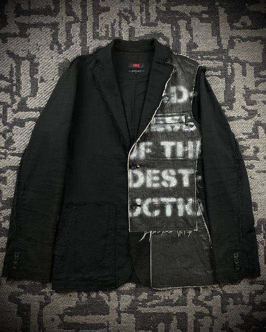 Edge Rupert Distressed Hybrid Blazer