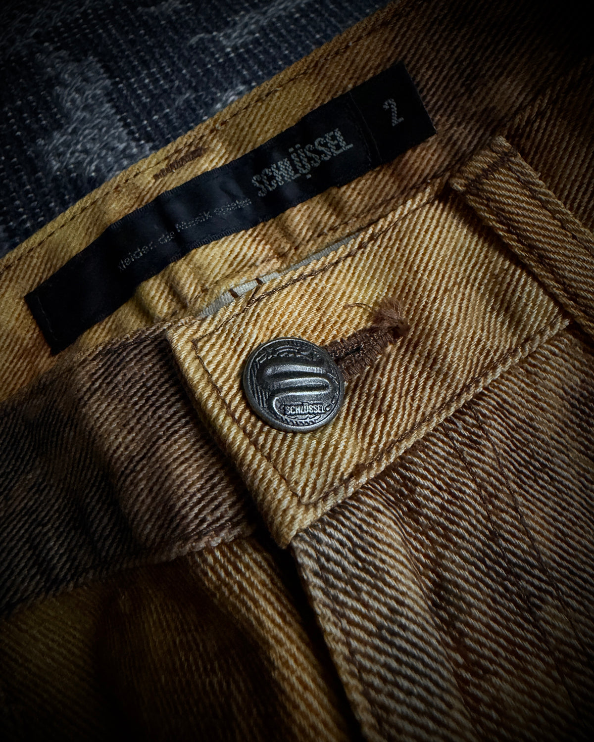SCHLÜSSEL Burnt Effect Bootcut Pants