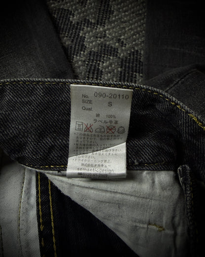 Semantic Design Multi Zip Bootcut Denim