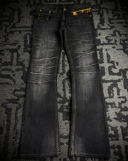 Semantic Design Multi Zip Bootcut Denim