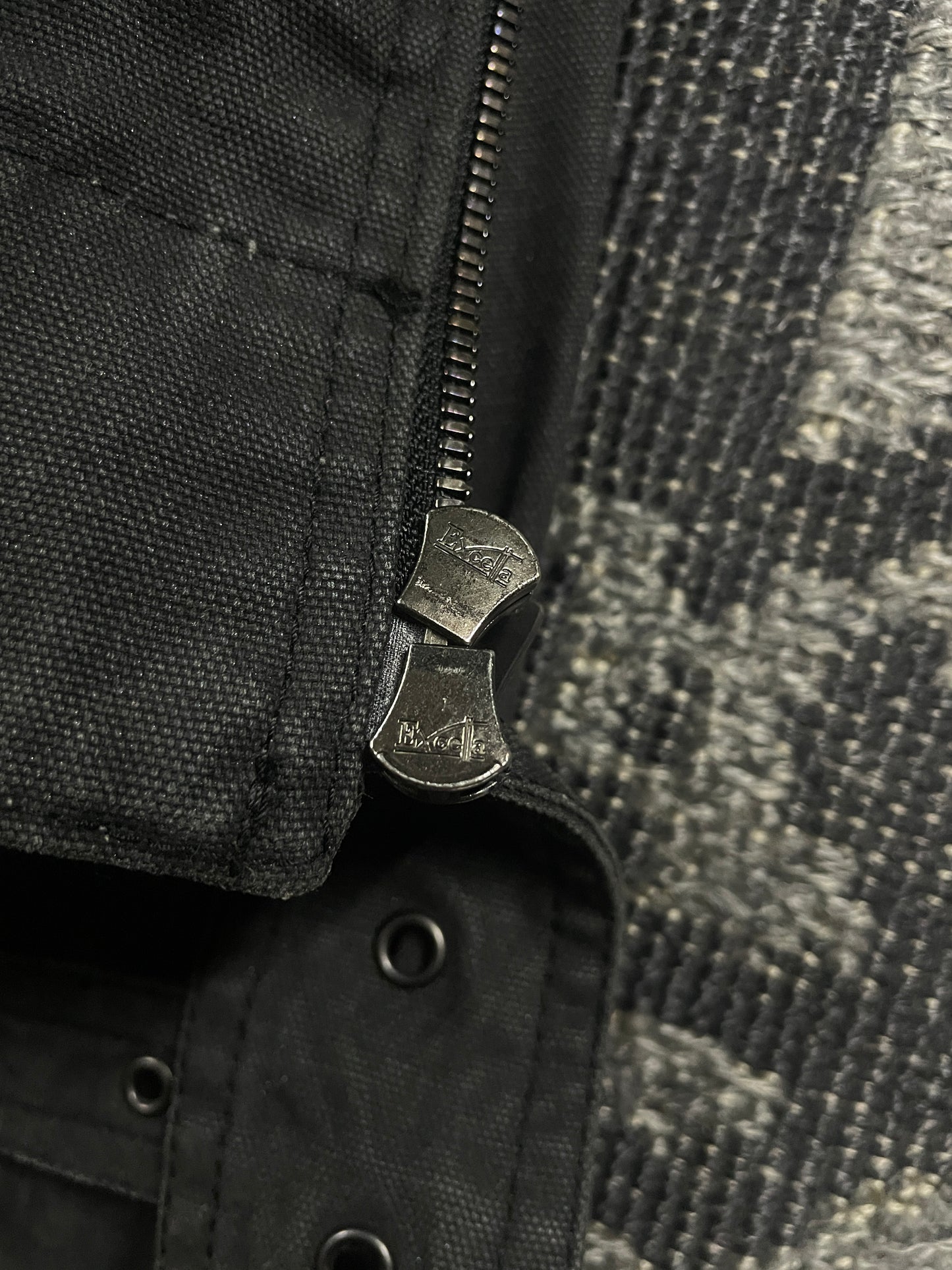 Schlüssel Back Lace Up Rider Faded Canvas Jacket