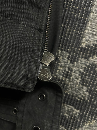 Schlüssel Back Lace Up Rider Faded Canvas Jacket