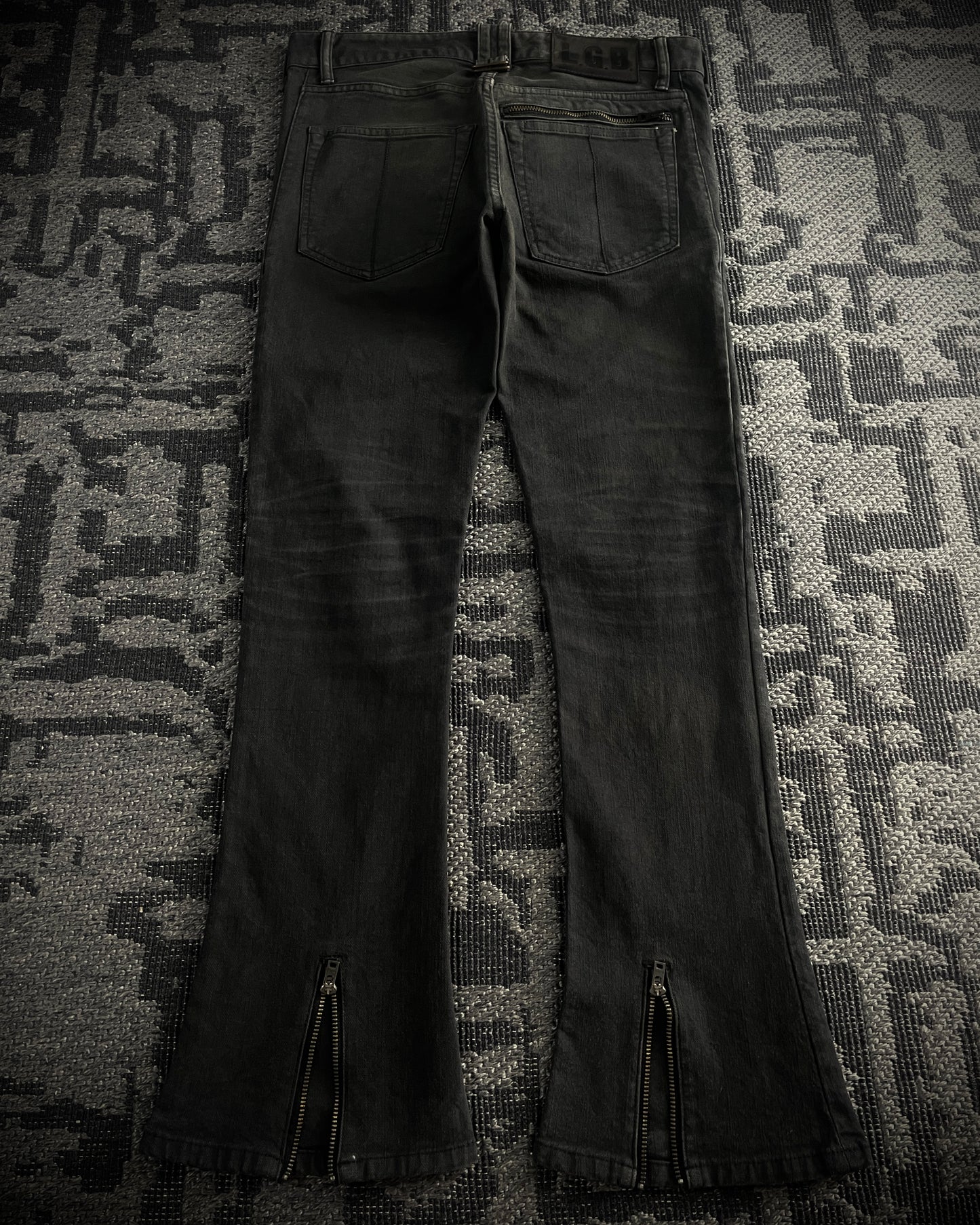 LGB Faded Zip Bootcut Denim (No Pouch)