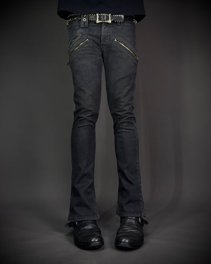 LGB Faded Zip Bootcut Denim (No Pouch)