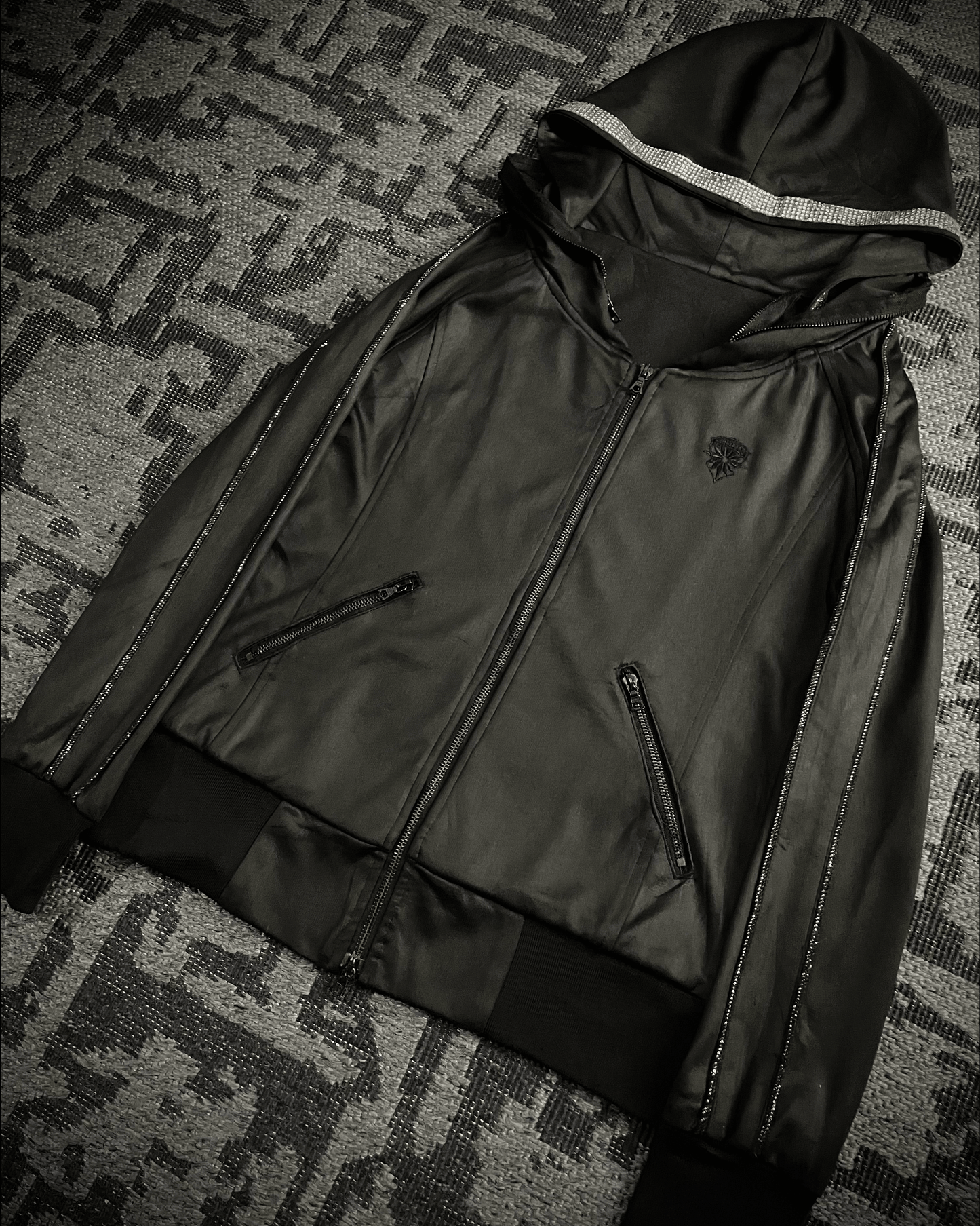 Midas Crystal-embellished Bono Hoodie