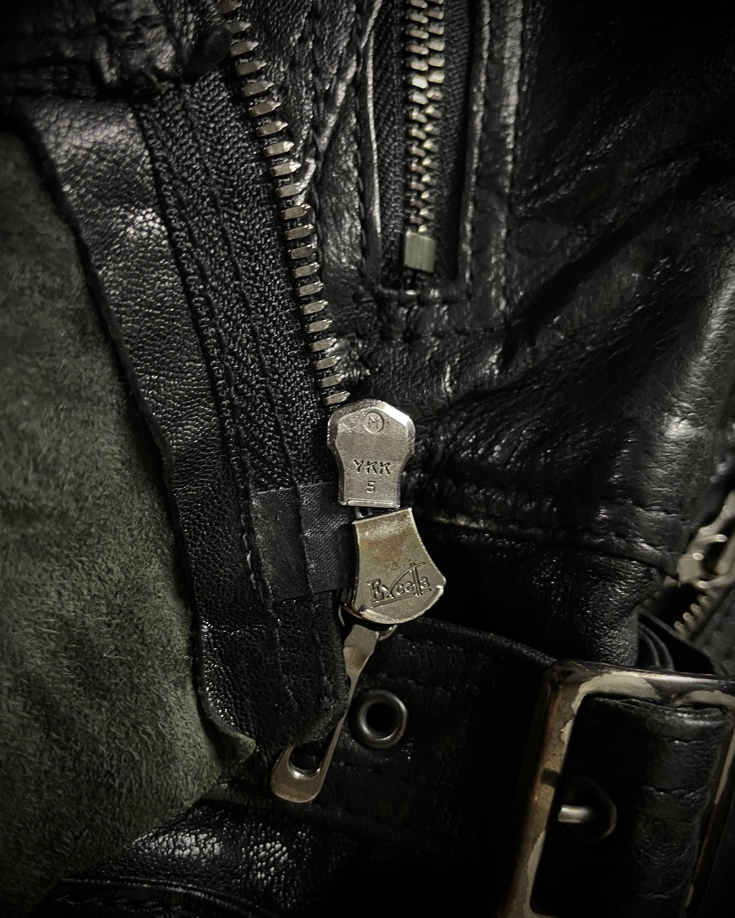 Tete Homme Sheep Skin Rabbit Fur Rider Jacket