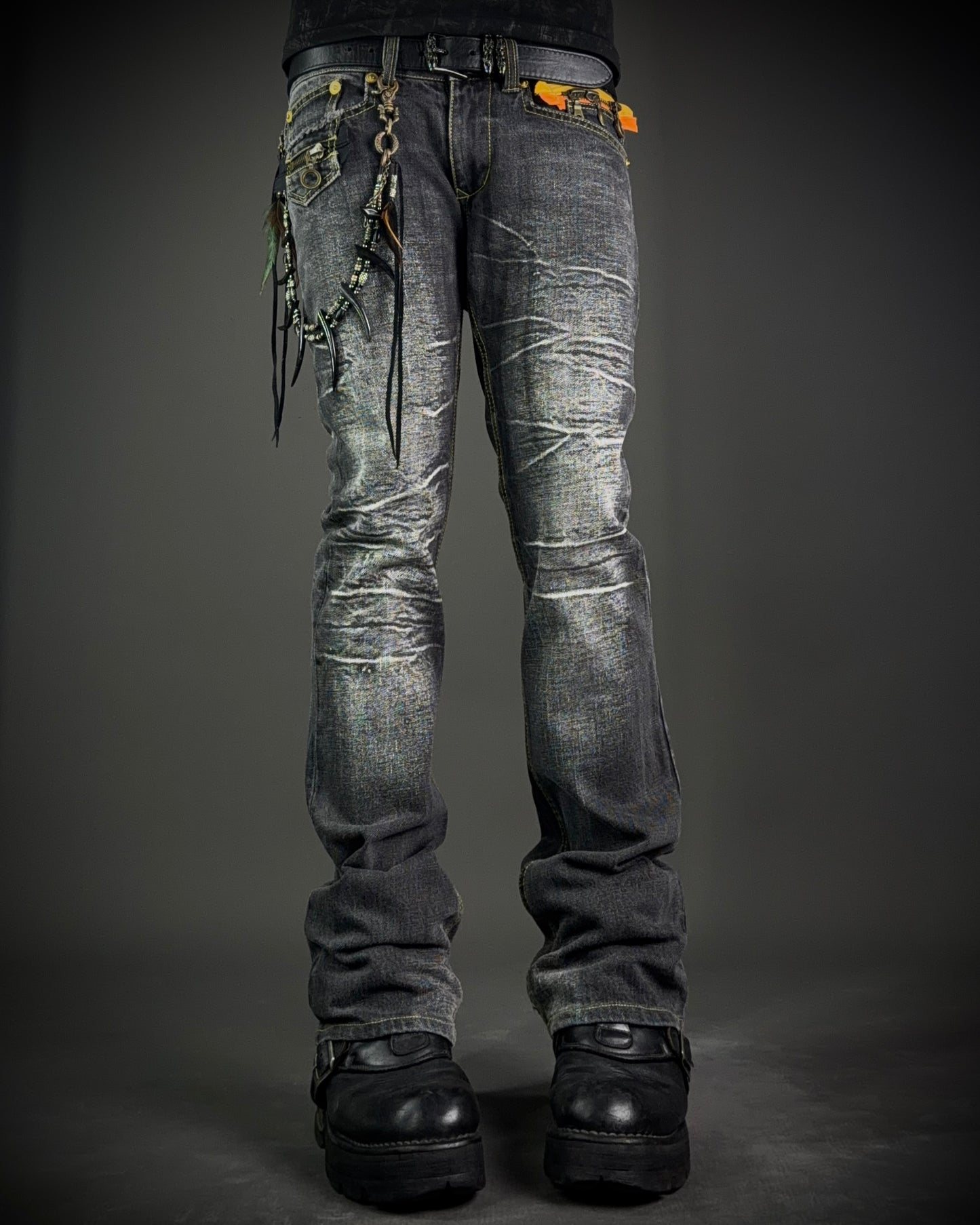 Semantic Design Multi Zip Bootcut Denim
