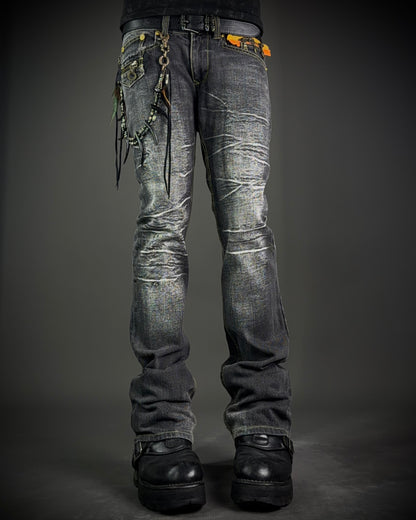 Semantic Design Multi Zip Bootcut Denim