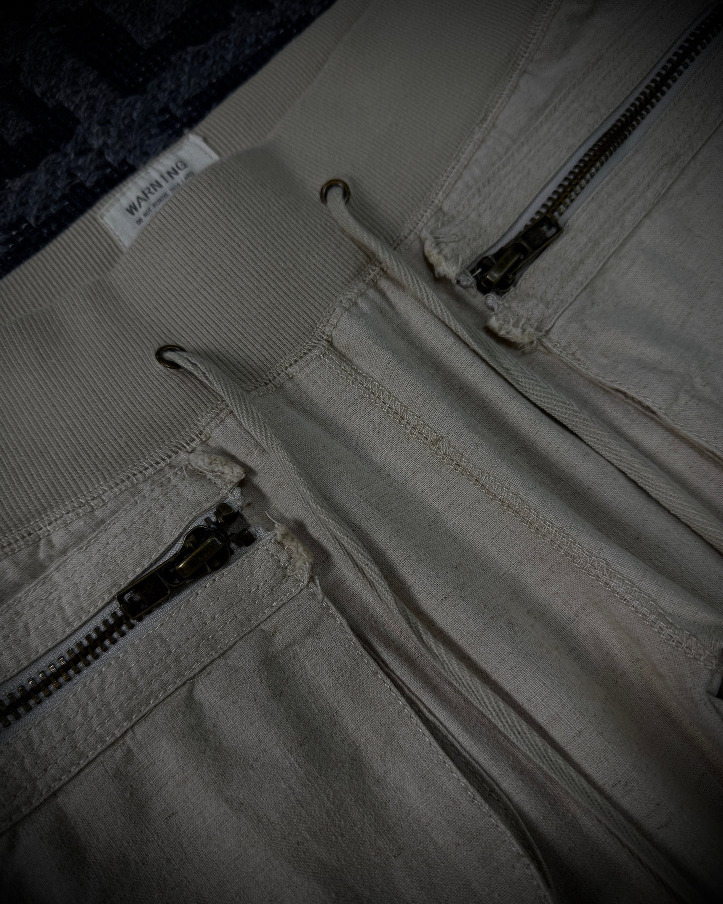 GOA Multi Zip Flared Cargo Pants