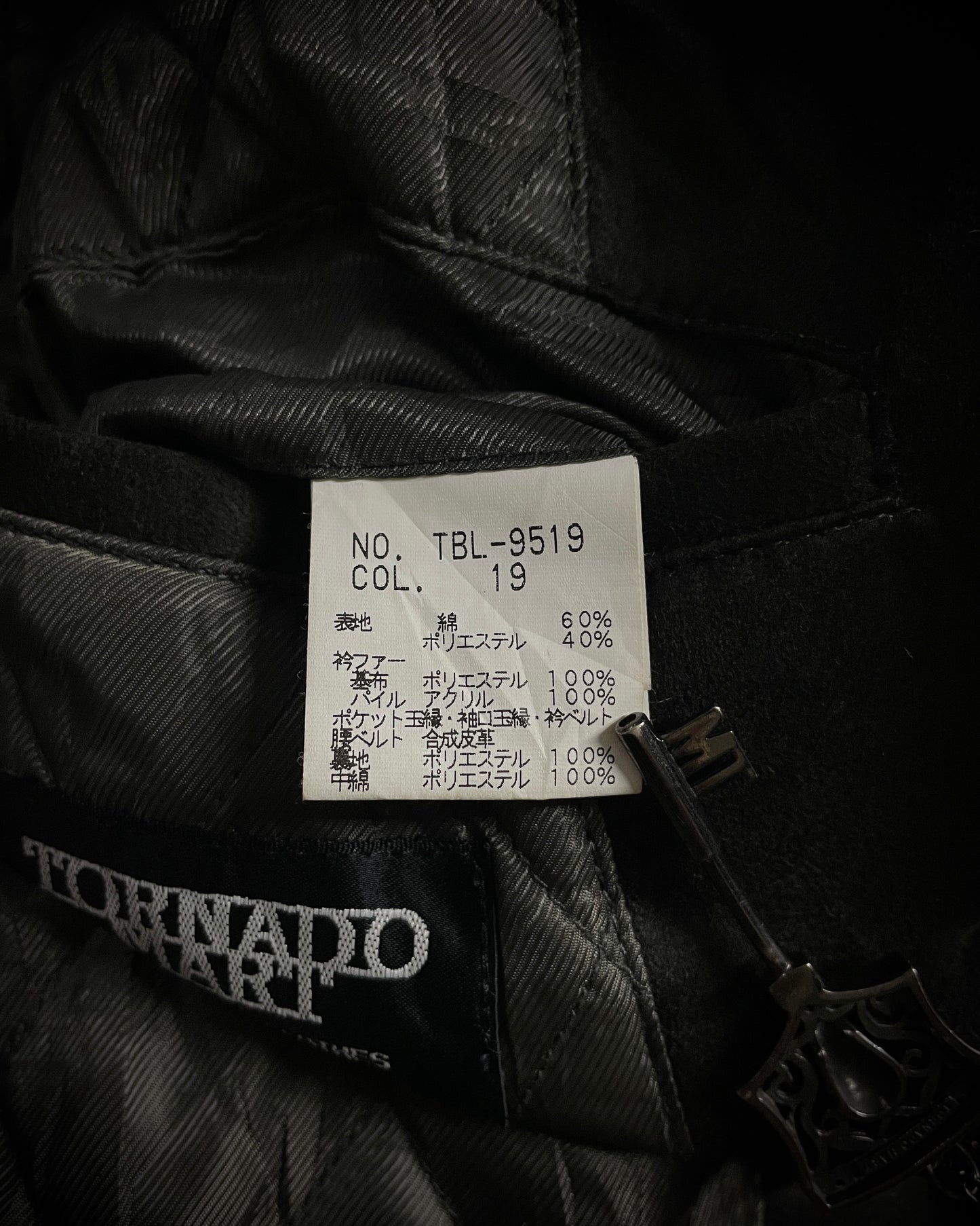 Tornado Mart Faux Fur Micro-Suede Bondage Rider Jacket