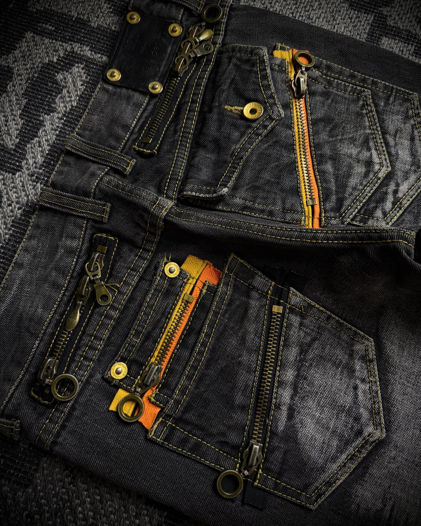 Semantic Design Multi Zip Bootcut Denim