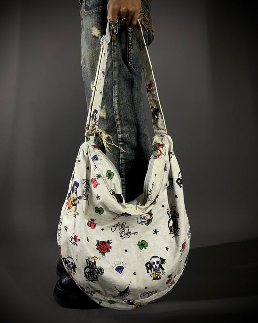 Hysteric Glamor Tattoo Print Shoulder Bag