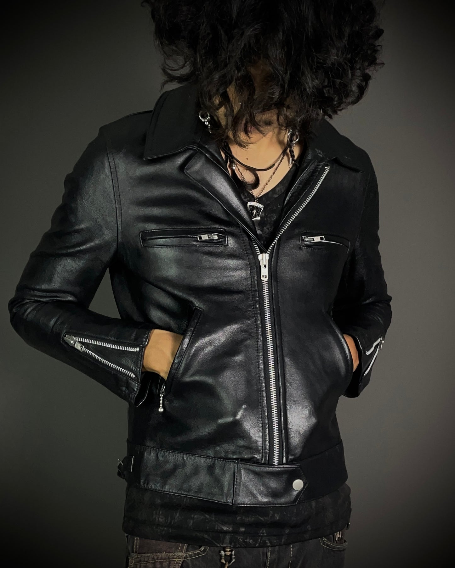 Stooge&Co Cowhide Riders Jacket