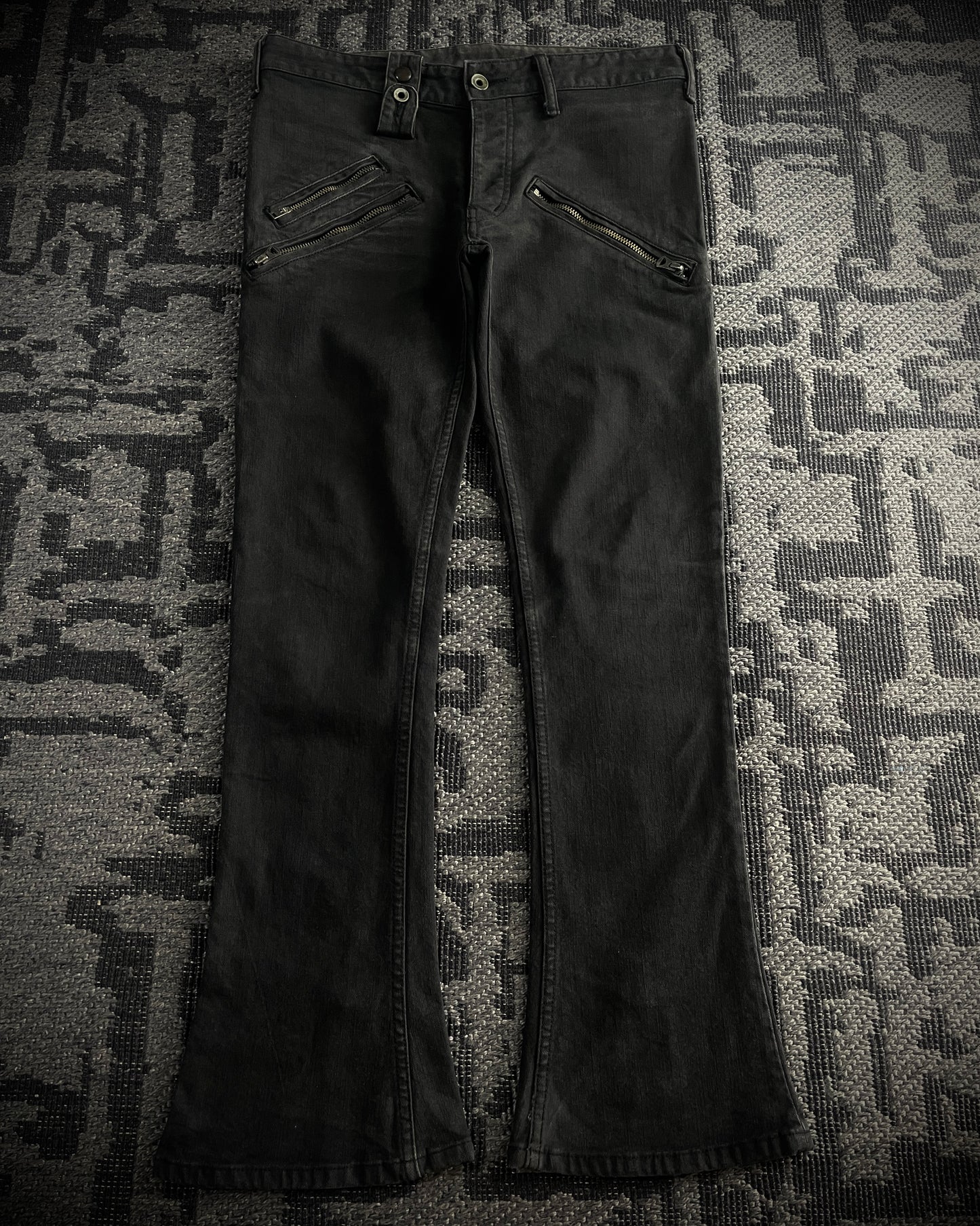 LGB Faded Zip Bootcut Denim (No Pouch)