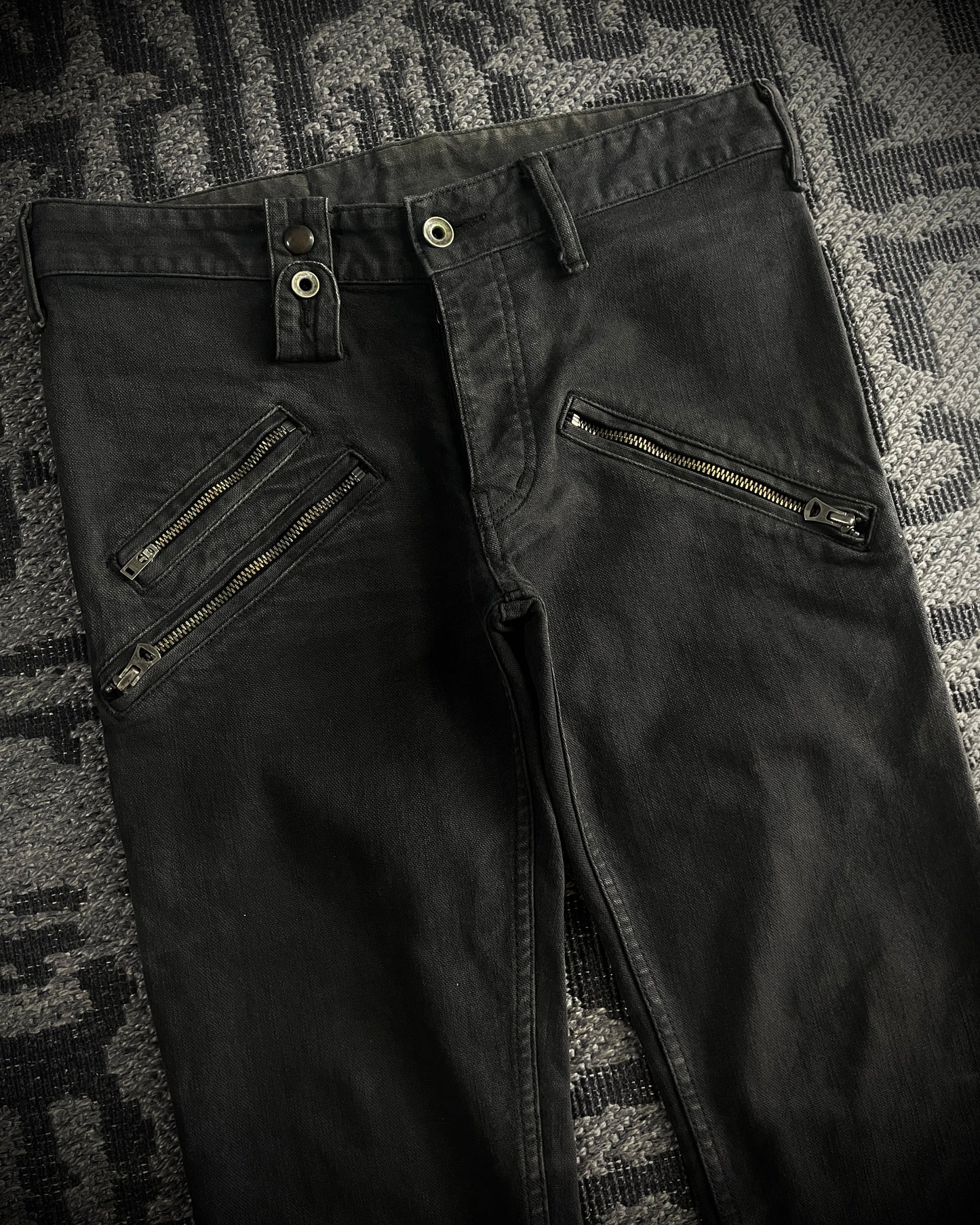 LGB Faded Zip Bootcut Denim (No Pouch)