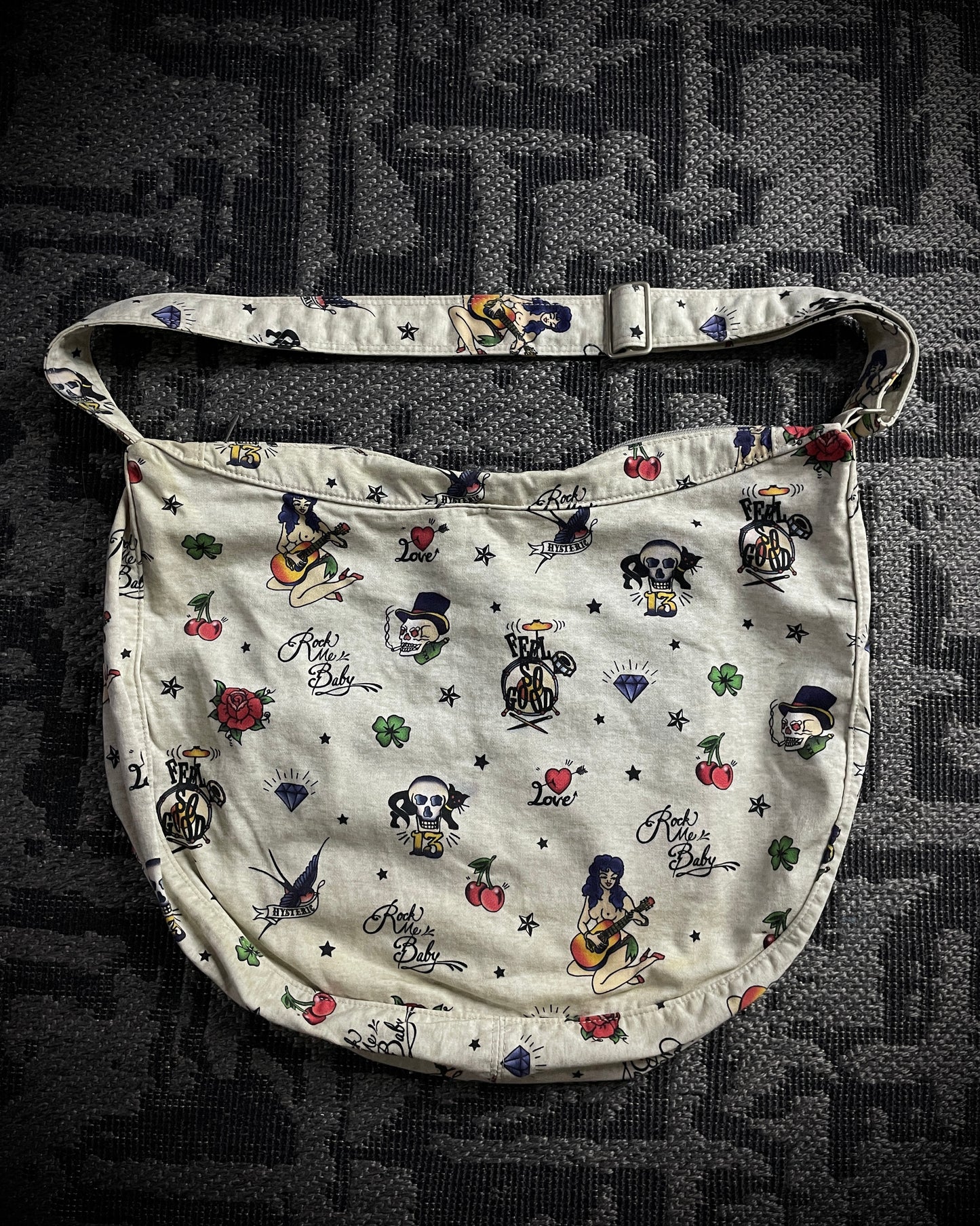 Hysteric Glamor Tattoo Print Shoulder Bag