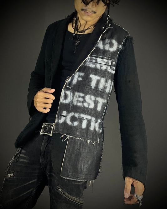 Edge Rupert Distressed Hybrid Blazer