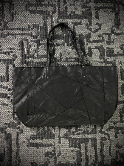 (For offer)Tornado Mart Python Sheep&Goat Leather Tote Bag