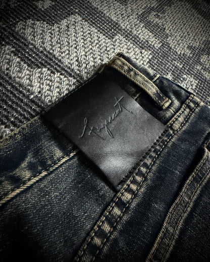 Fagassent Toshiki Aoki EMERALD Blow Cut Destroyed Stretch Denim