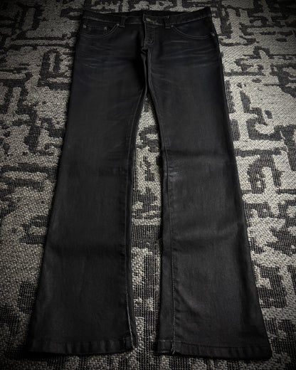 Tornado Mart Coated Twill Bootcut Pants