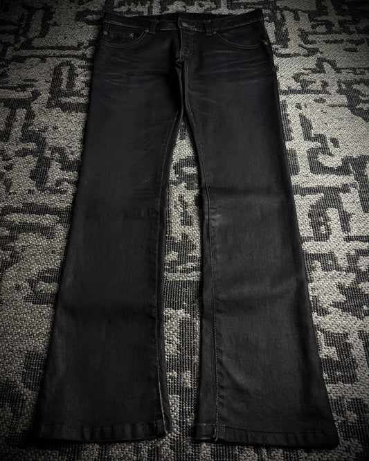 Tornado Mart Coated Twill Bootcut Pants