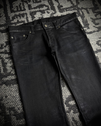 Tornado Mart Coated Twill Bootcut Pants