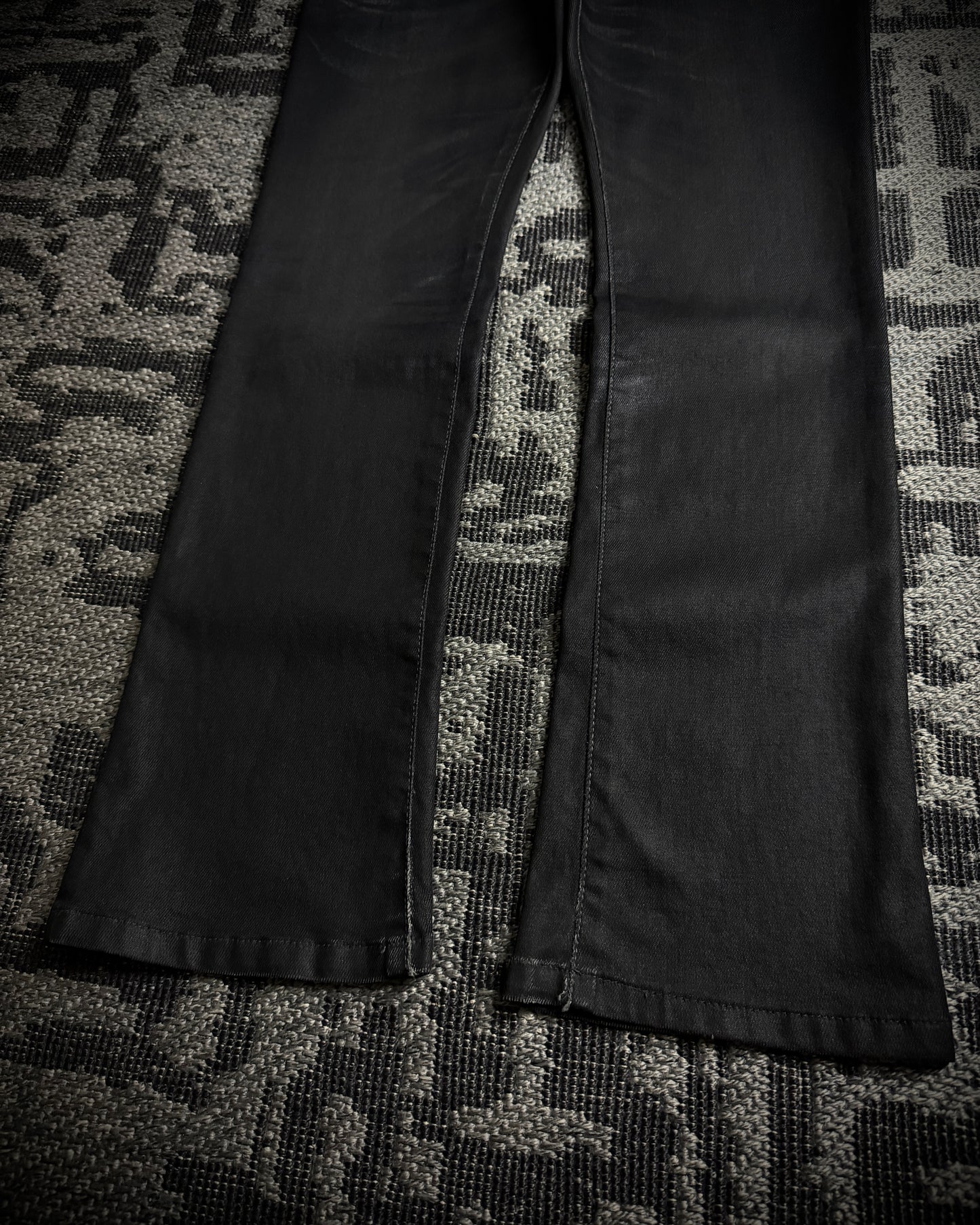 Tornado Mart Coated Twill Bootcut Pants