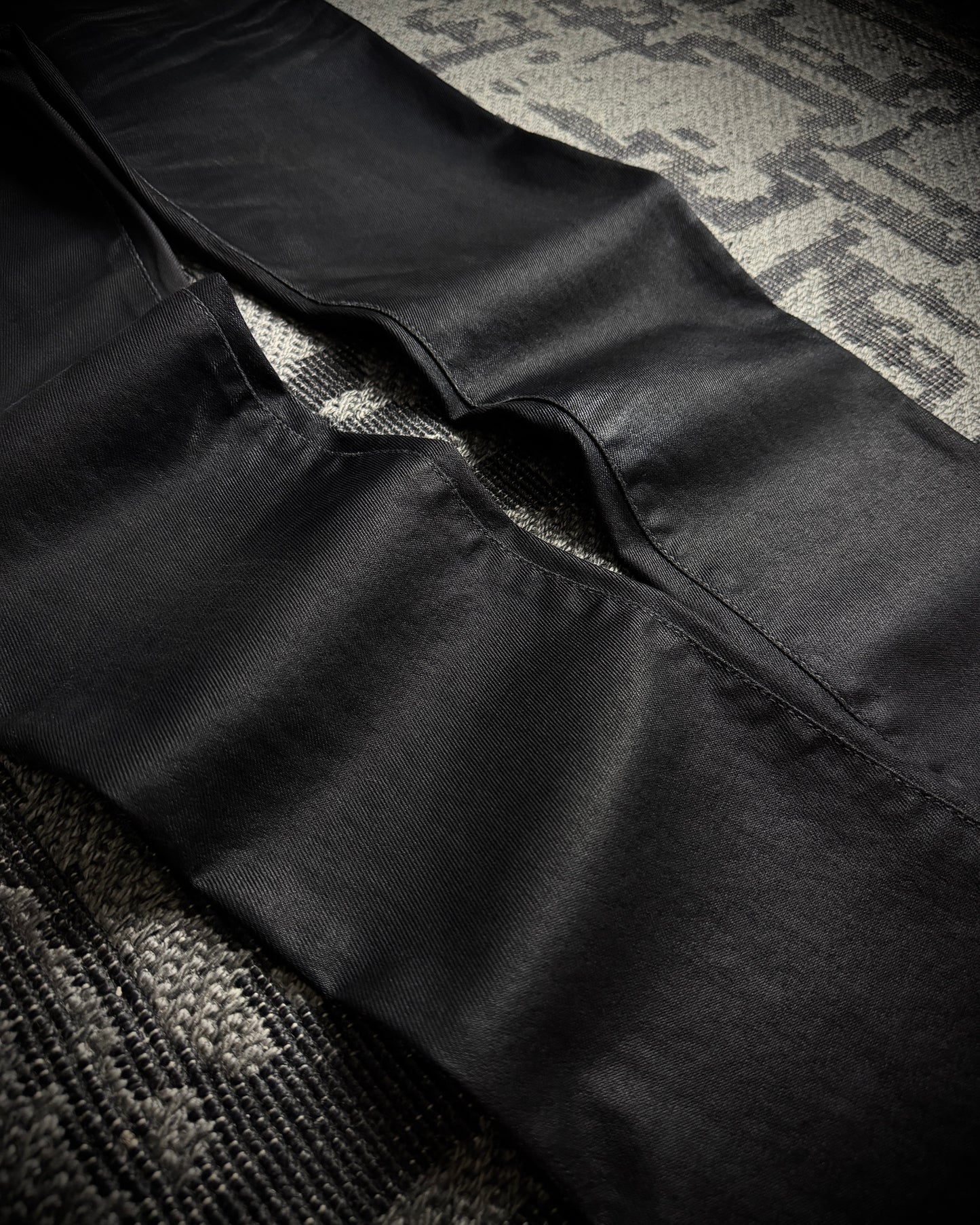 Tornado Mart Coated Twill Bootcut Pants