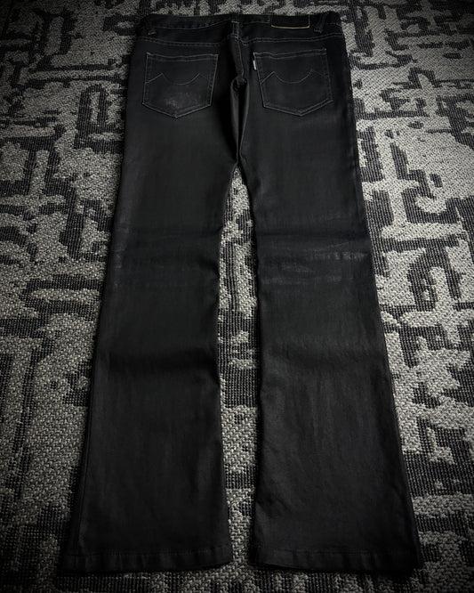 Tornado Mart Coated Twill Bootcut Pants