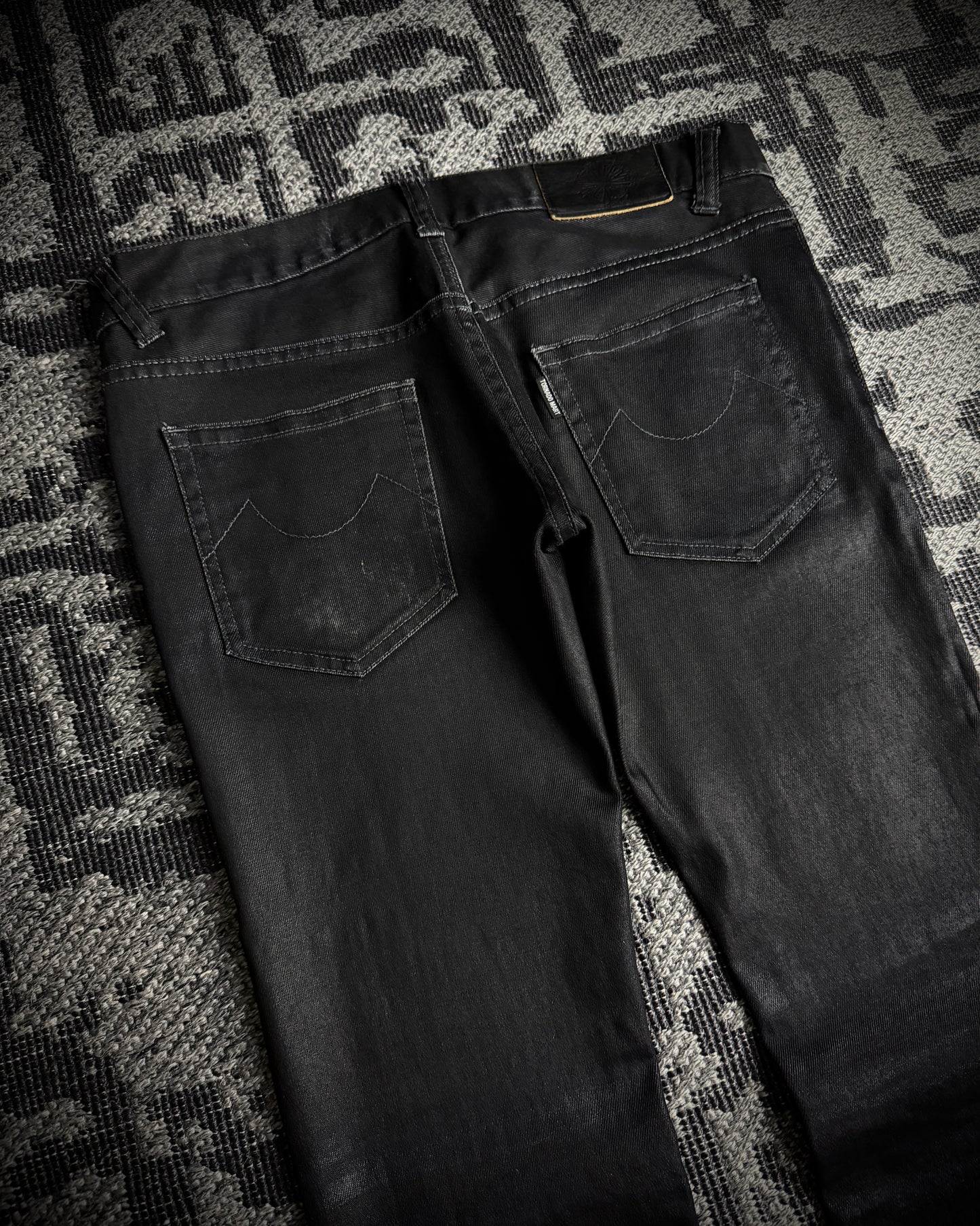 Tornado Mart Coated Twill Bootcut Pants