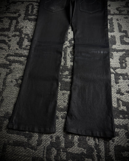 Tornado Mart Coated Twill Bootcut Pants