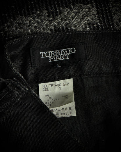 Tornado Mart Coated Twill Bootcut Pants
