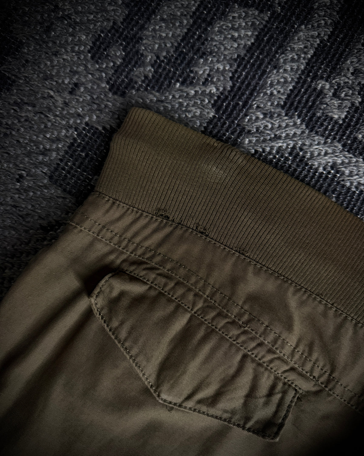 GOA Brown Olive Flared Cargo Pants