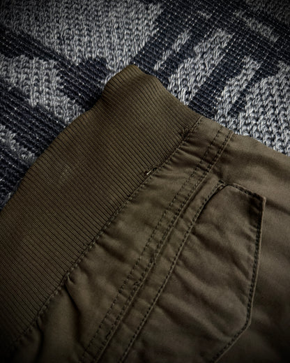 GOA Brown Olive Flared Cargo Pants