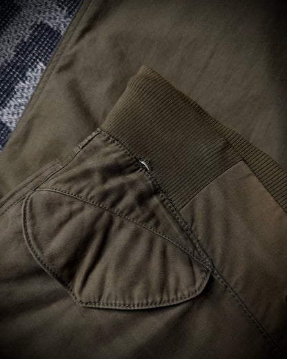 GOA Brown Olive Flared Cargo Pants