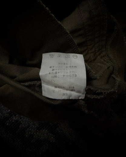 GOA Brown Olive Flared Cargo Pants