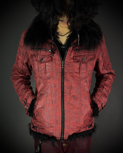 In the attic Faux Fur Coated Jacket