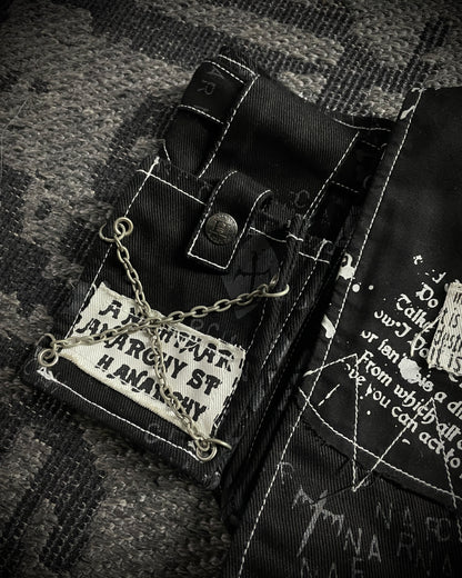 H.Naoto H.Anarchyism for PLUS Gothic Punk Belt Bag