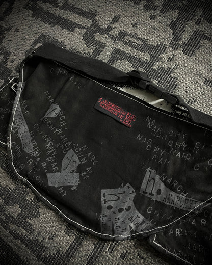 H.Naoto H.Anarchyism for PLUS Gothic Punk Belt Bag