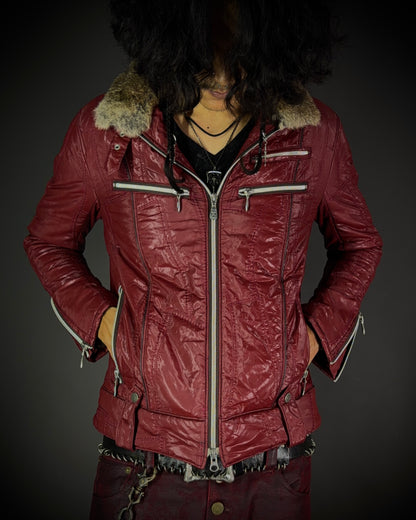 Tornado Mart Puffer Rabbit Fur Jacket
