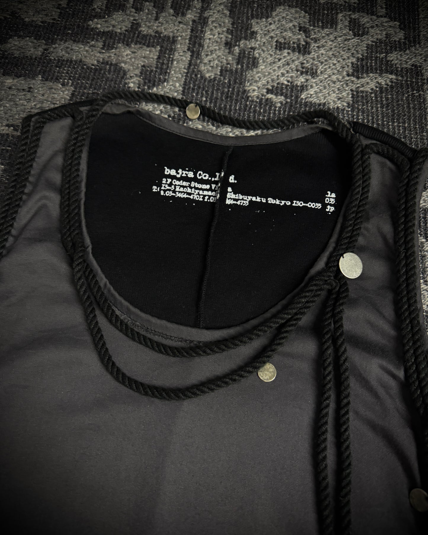 Bajra Asymmetrical Rope Detail Tank Top
